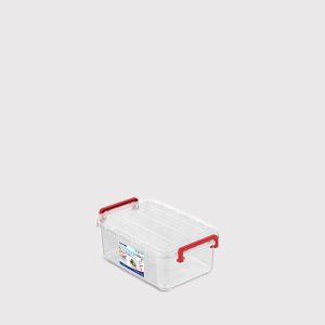 Thùng Chữ Nhật 10 Lít – Nhựa Trong – Có Nắp