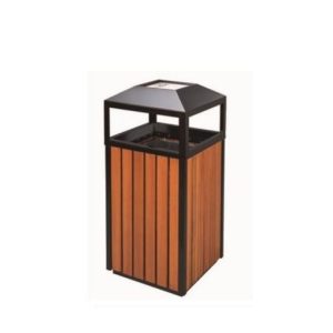 Thùng Rác Ngoài Trời Giả Gỗ