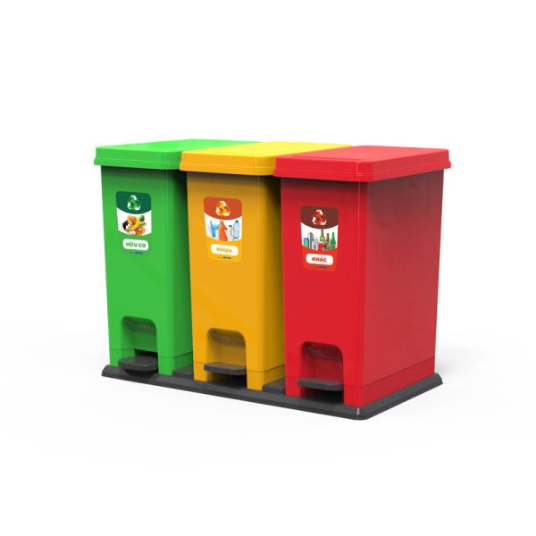 Thùng Rác Phân Loại 3 Ngăn, 4 Ngăn... - Hình ảnh 5
