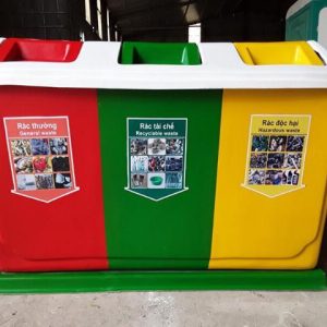 Thùng Rác Phân Loại 3 Ngăn, 4 Ngăn...